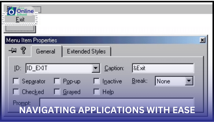 Lesson 01: Navigating Applications with Ease: Mastering Menus, Toolbars, and Dialog Boxes